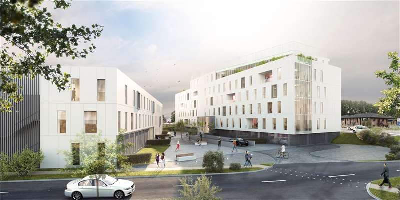 4 Cantons – 8000 m² de bureaux neufs – études thermiques - 2