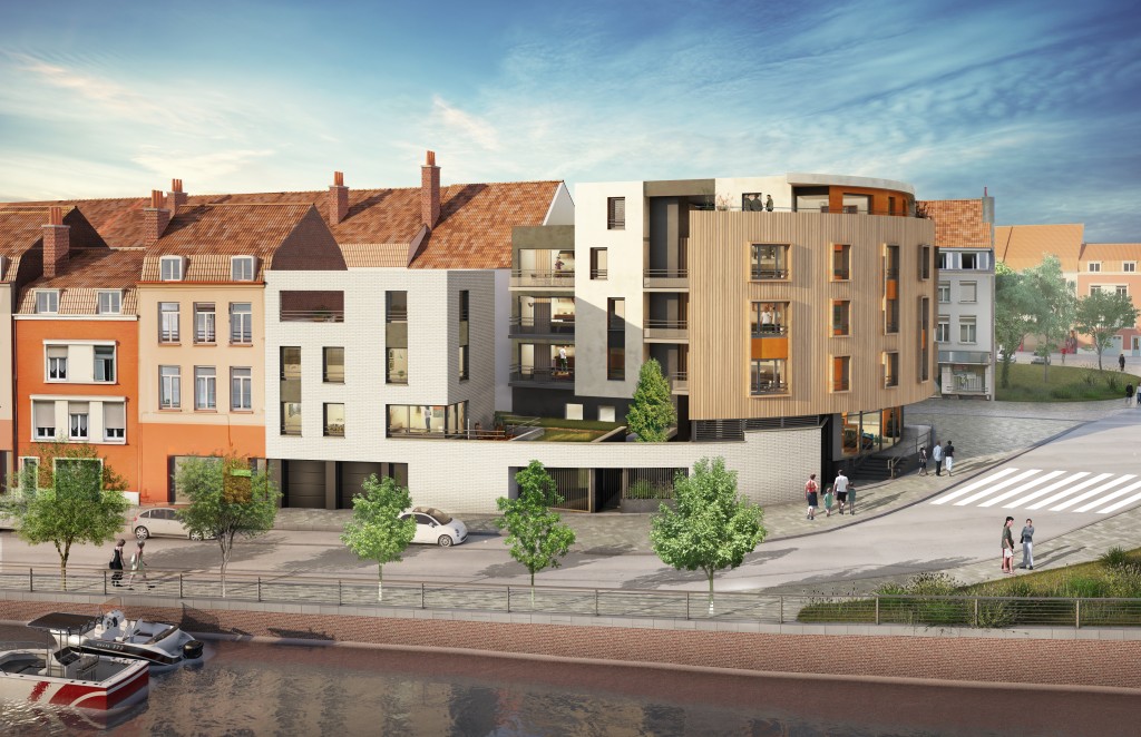 Dunkerque le Quai – Construction de 15 appartements et 2 cellules commerciales – études thermiques