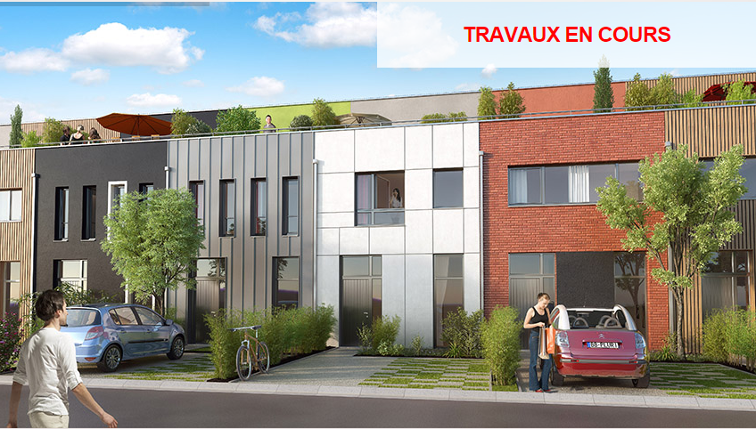 Lill'O – Construction de 62 appartements et 30 maisons – études thermiques - 2
