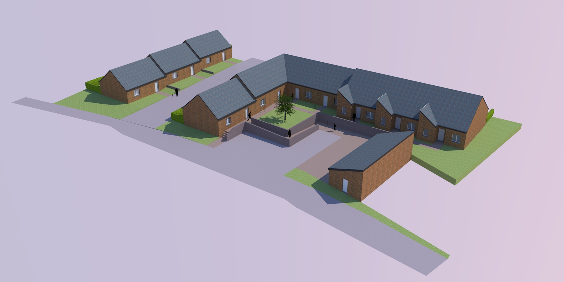 Glageon – Construction de 10 logements individuels locatifs – études thermiques - 2