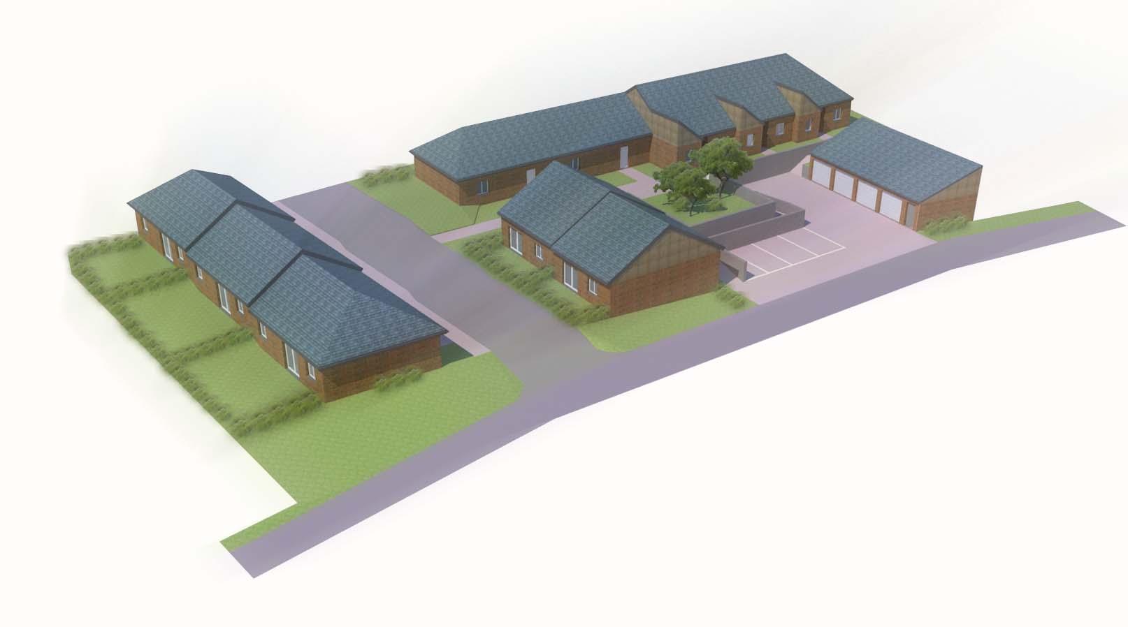 Glageon – Construction de 10 logements individuels locatifs – études thermiques